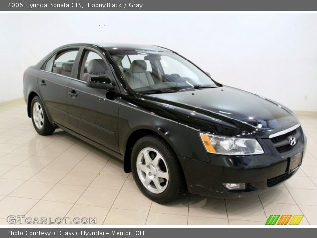 2006 Hyundai Sonata GLS in Ebony Black