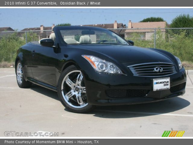 2010 Infiniti G 37 Convertible in Obsidian Black