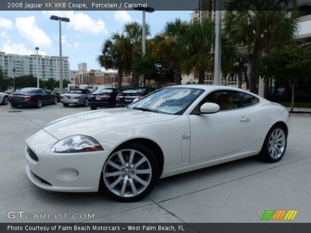 2008 Jaguar XK XK8 Coupe in Porcelain