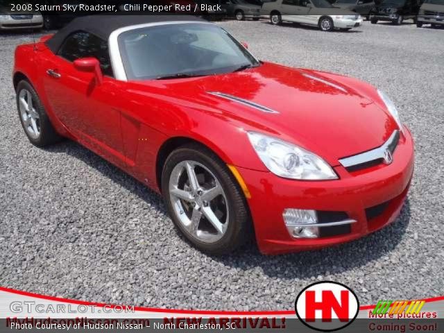 2008 Saturn Sky Roadster in Chili Pepper Red