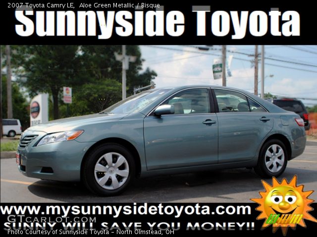 2007 Toyota Camry LE in Aloe Green Metallic