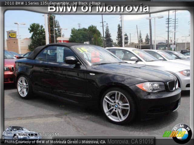 2010 BMW 1 Series 135i Convertible in Jet Black