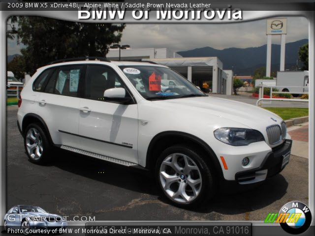 2009 BMW X5 xDrive48i in Alpine White