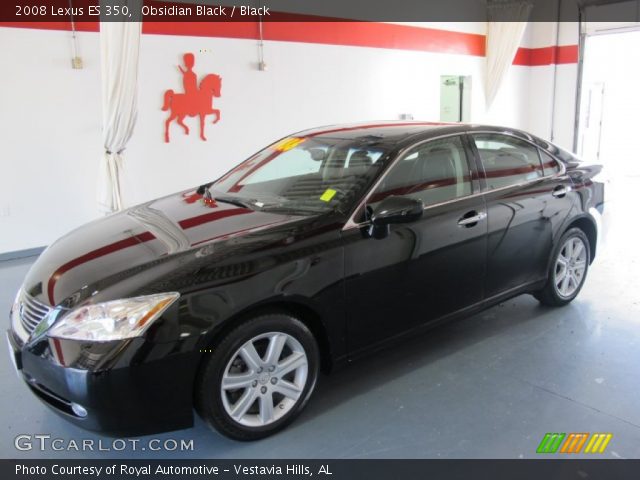 2008 Lexus ES 350 in Obsidian Black