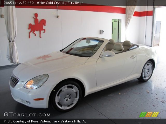 2005 Lexus SC 430 in White Gold Crystal