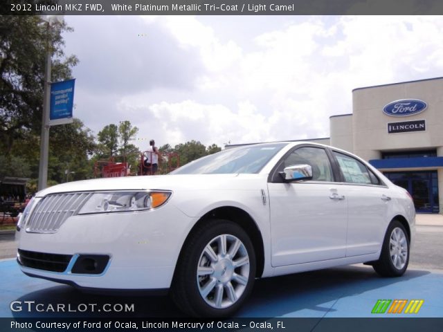 2012 Lincoln MKZ FWD in White Platinum Metallic Tri-Coat