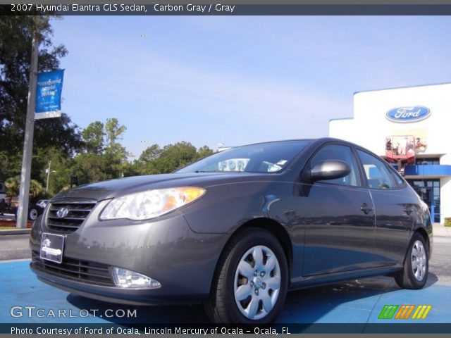 2007 Hyundai Elantra GLS Sedan in Carbon Gray
