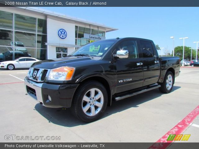 2008 Nissan Titan LE Crew Cab in Galaxy Black
