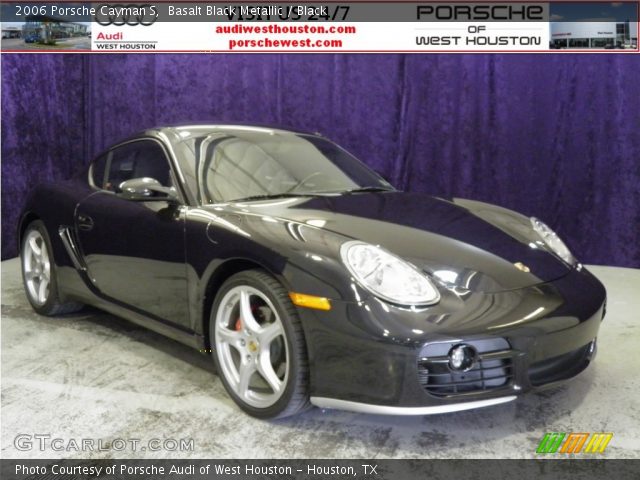 2006 Porsche Cayman S in Basalt Black Metallic