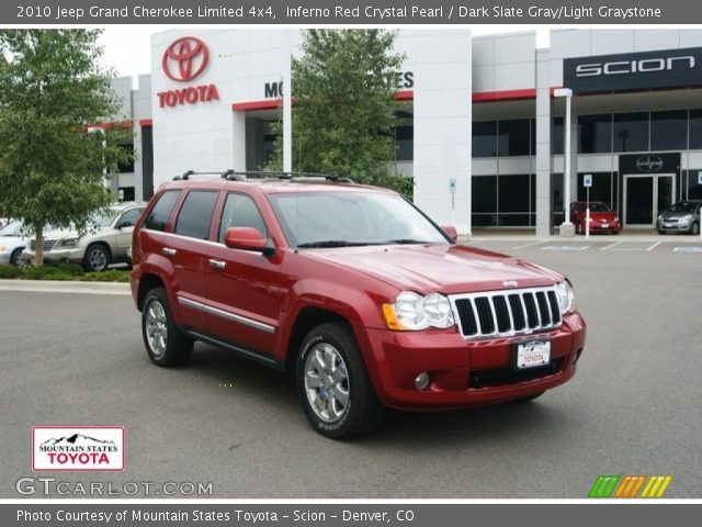 2010 Jeep Grand Cherokee Limited 4x4 in Inferno Red Crystal Pearl
