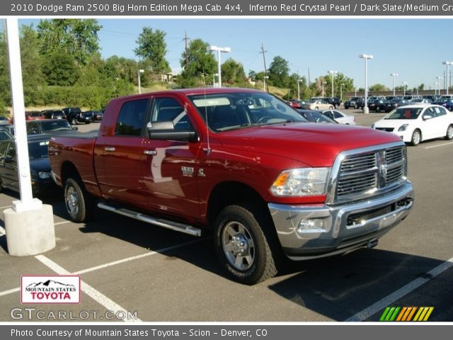 2010 Dodge Ram 2500 Big Horn Edition Mega Cab 4x4 in Inferno Red Crystal Pearl
