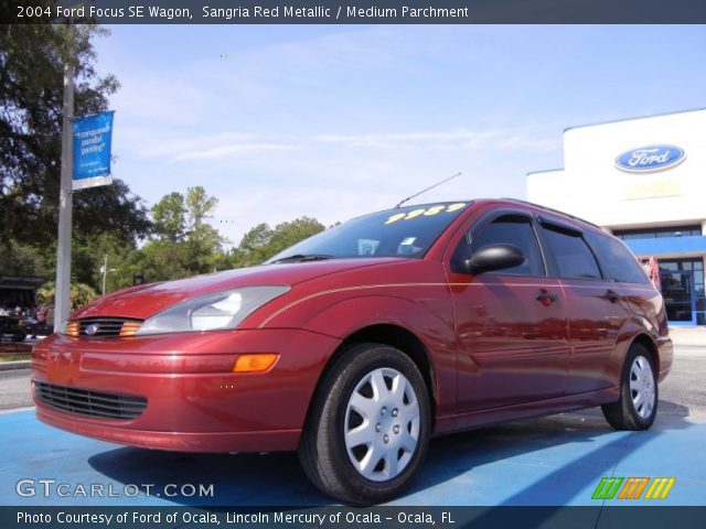 2004 Ford Focus SE Wagon in Sangria Red Metallic