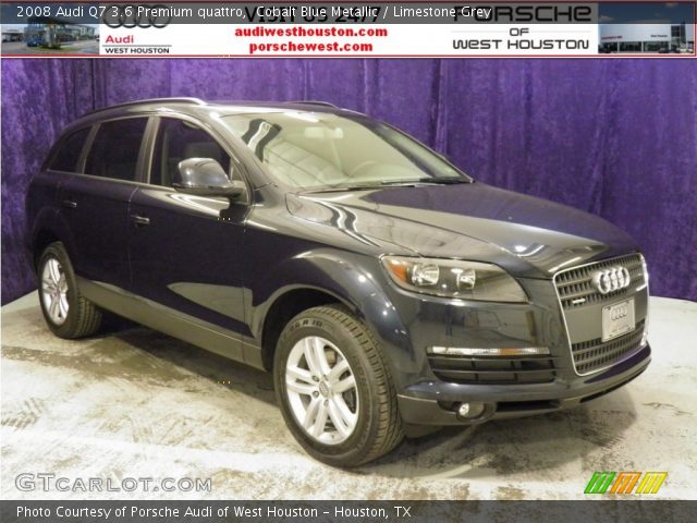 2008 Audi Q7 3.6 Premium quattro in Cobalt Blue Metallic