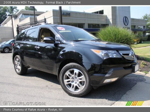 2008 Acura MDX Technology in Formal Black