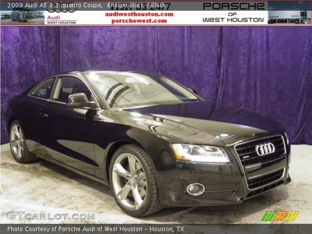 2009 Audi A5 3.2 quattro Coupe in Brilliant Black