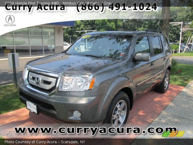 2009 Honda Pilot Touring 4WD in Nimbus Gray Metallic