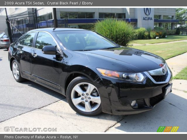 2009 Acura TSX Sedan in Crystal Black Pearl