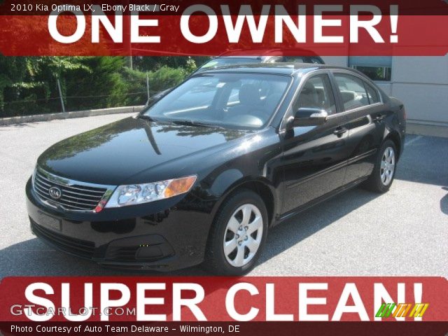 2010 Kia Optima LX in Ebony Black