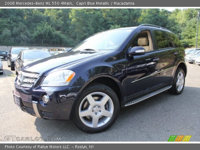 2008 Mercedes-Benz ML 550 4Matic in Capri Blue Metallic