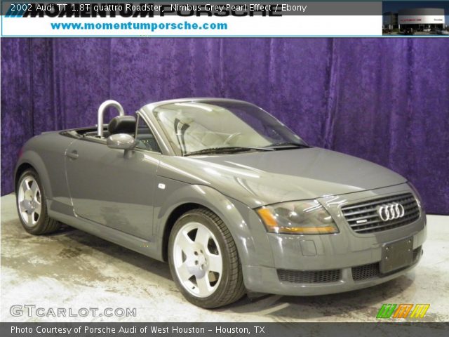 2002 Audi TT 1.8T quattro Roadster in Nimbus Grey Pearl Effect