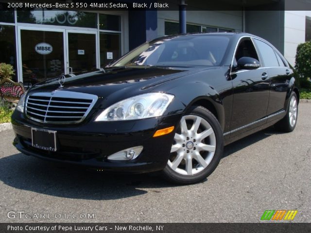 2008 Mercedes-Benz S 550 4Matic Sedan in Black