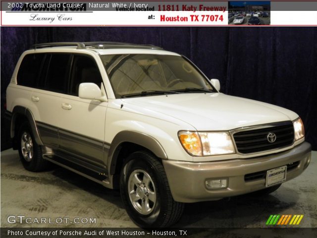 2002 Toyota Land Cruiser  in Natural White