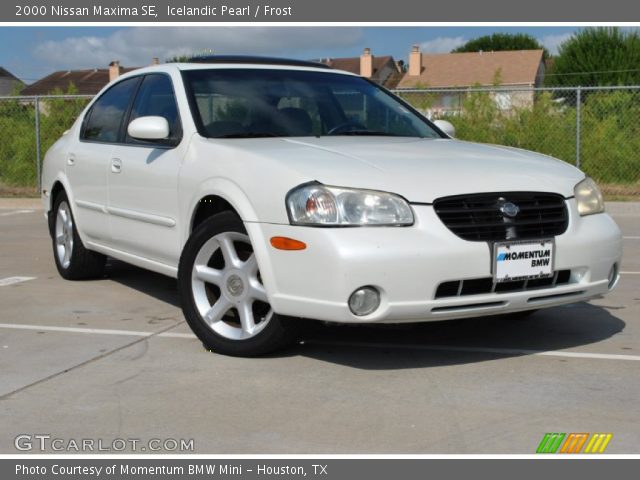 2000 Nissan Maxima SE in Icelandic Pearl