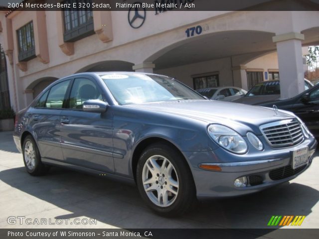 2004 Mercedes-Benz E 320 Sedan in Platinum Blue Metallic