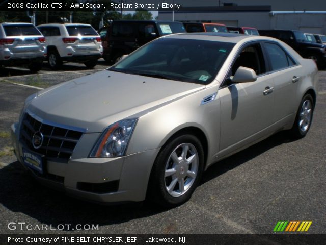 2008 Cadillac CTS 4 AWD Sedan in Radiant Bronze