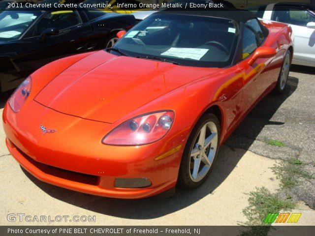 2011 Chevrolet Corvette Convertible in Inferno Orange Metallic