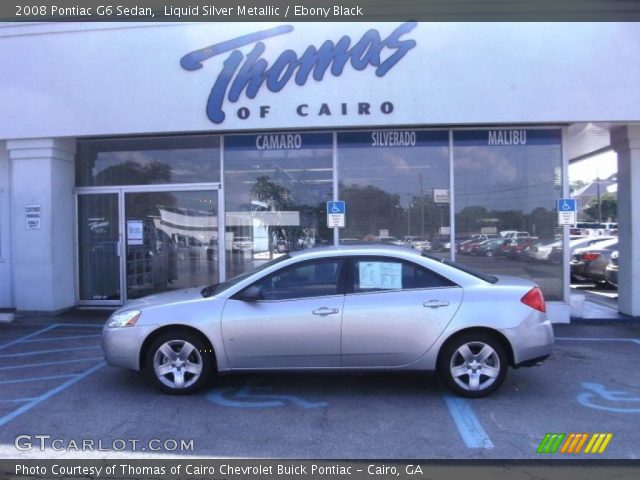 2008 Pontiac G6 Sedan in Liquid Silver Metallic