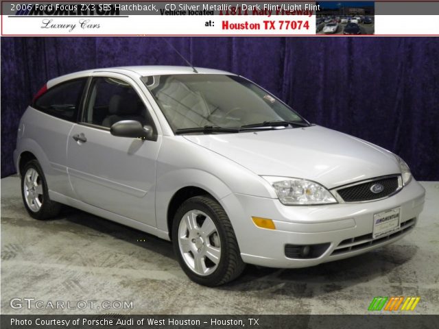 2006 Ford Focus ZX3 SES Hatchback in CD Silver Metallic