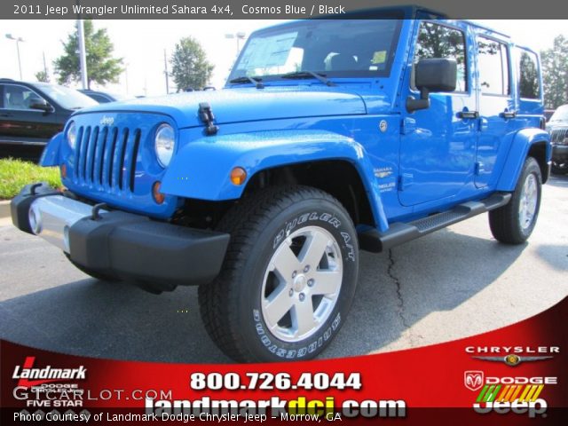 2011 Jeep Wrangler Unlimited Sahara 4x4 in Cosmos Blue
