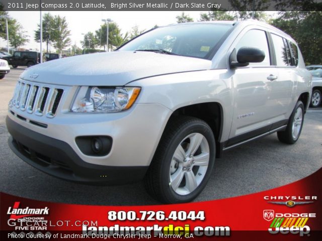 2011 Jeep Compass 2.0 Latitude in Bright Silver Metallic