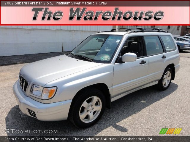 2002 Subaru Forester 2.5 S in Platinum Silver Metallic