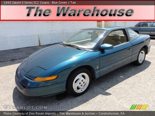 1993 Saturn S Series SC2 Coupe in Blue Green