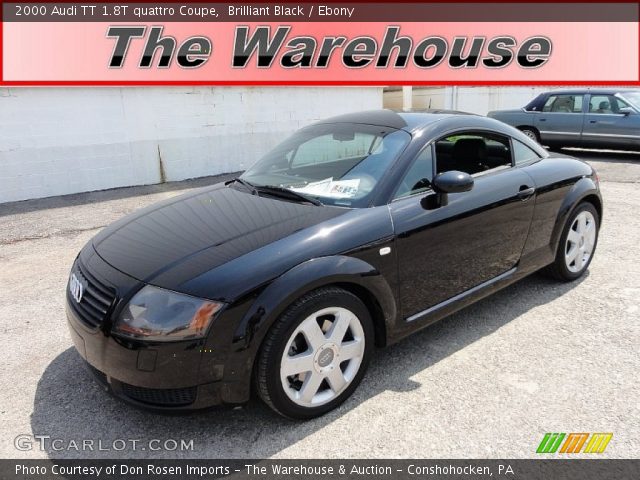 2000 Audi TT 1.8T quattro Coupe in Brilliant Black