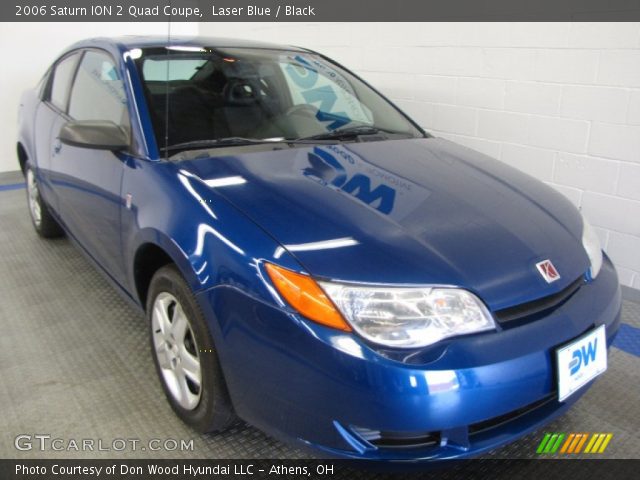 2006 Saturn ION 2 Quad Coupe in Laser Blue