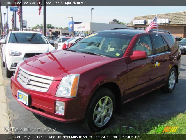 2005 Cadillac SRX V8 in Red Line