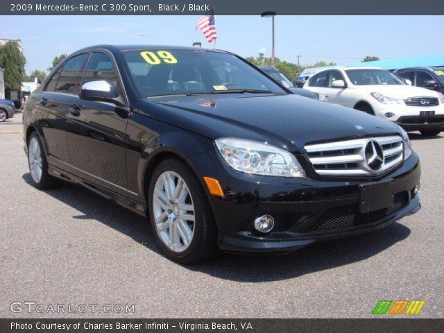 2009 Mercedes-Benz C 300 Sport in Black