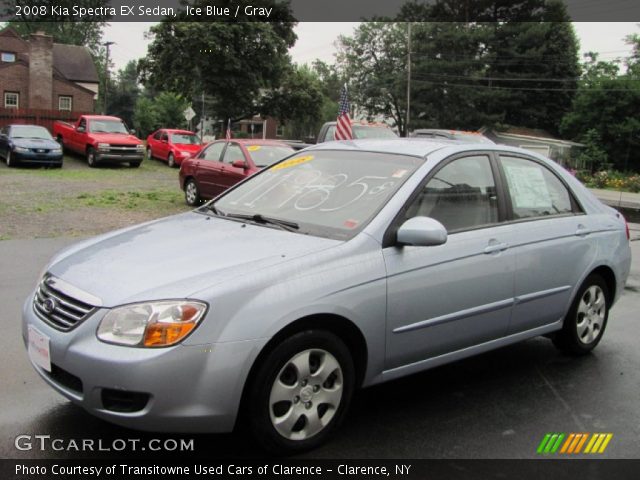 2008 Kia Spectra EX Sedan in Ice Blue