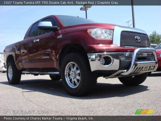 2007 Toyota Tundra SR5 TRD Double Cab 4x4 in Radiant Red