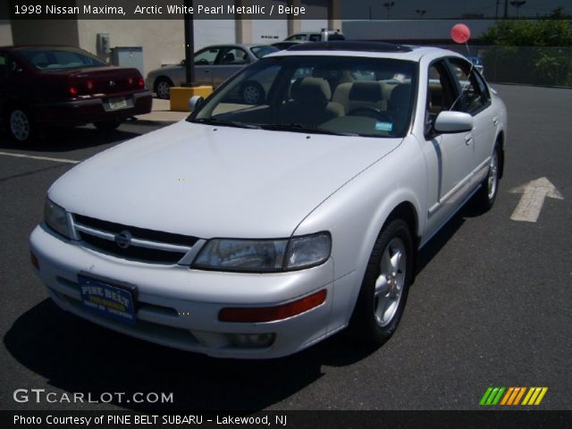 1998 Nissan Maxima  in Arctic White Pearl Metallic