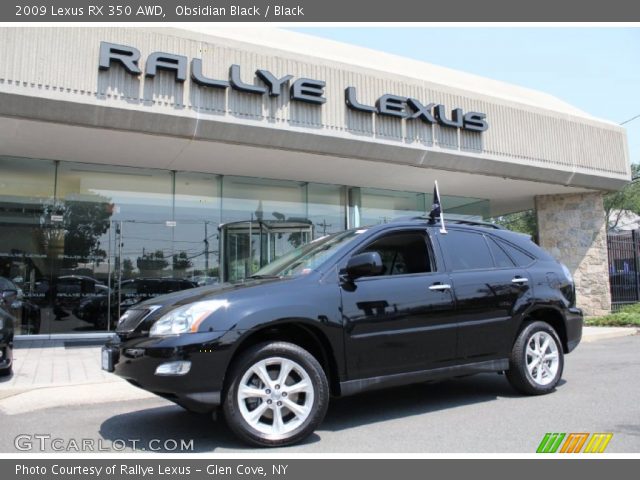 2009 Lexus RX 350 AWD in Obsidian Black