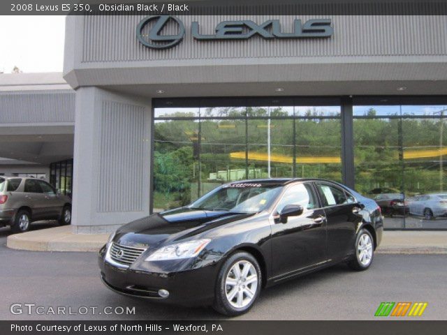 2008 Lexus ES 350 in Obsidian Black