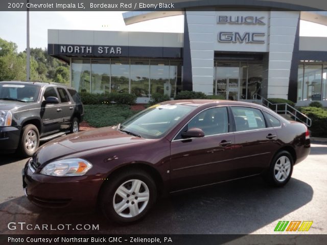 2007 Chevrolet Impala LS in Bordeaux Red