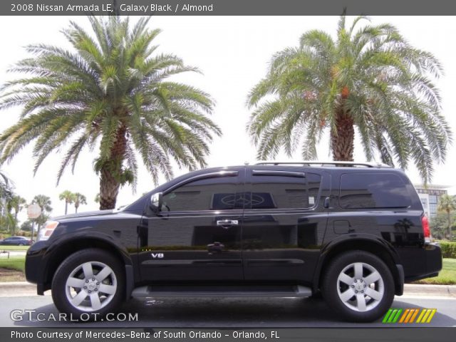 2008 Nissan Armada LE in Galaxy Black