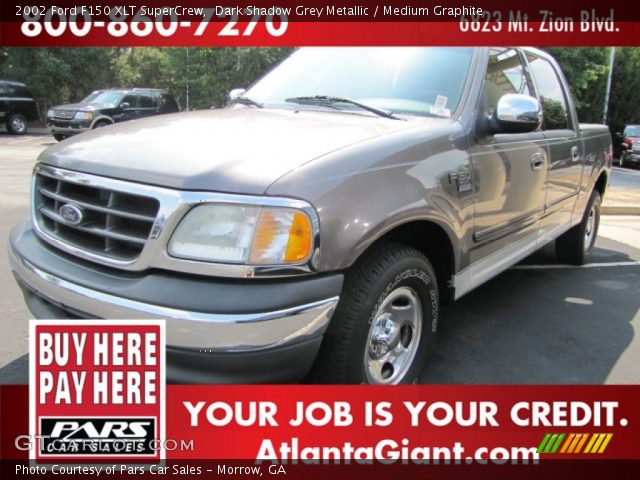 2002 Ford F150 XLT SuperCrew in Dark Shadow Grey Metallic