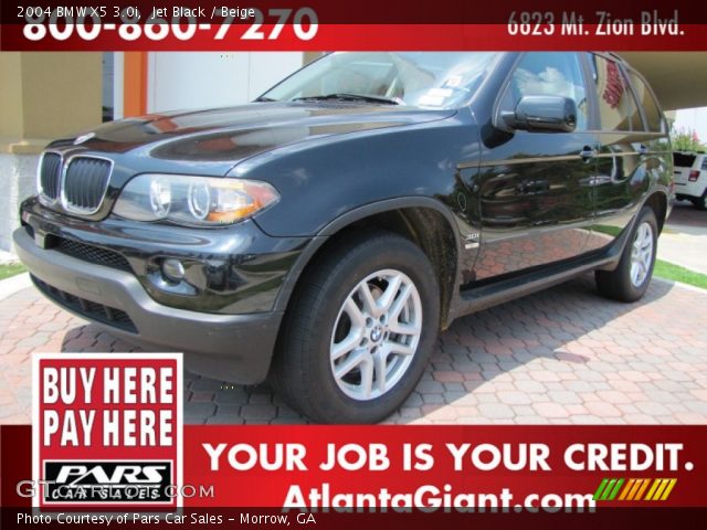 2004 BMW X5 3.0i in Jet Black
