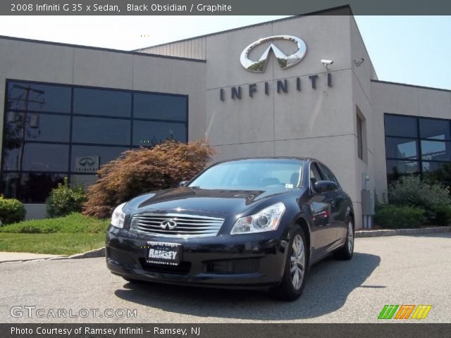 2008 Infiniti G 35 x Sedan in Black Obsidian